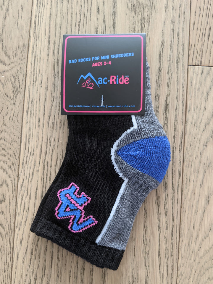 Rad Socks for Mini Shredders - Merino Wool