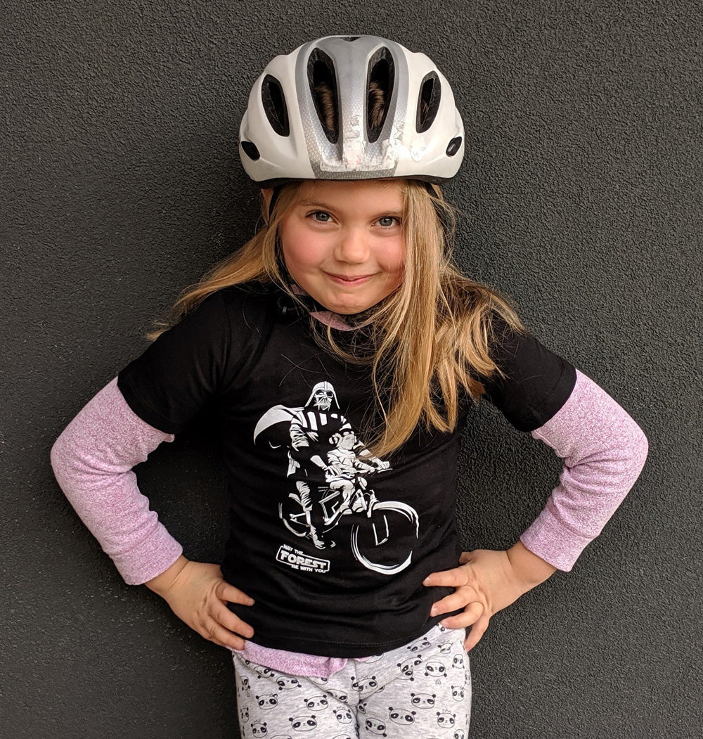 
  
  CHILD LEIA and Darth Mac Ride - Short Sleeve T-Shirts
  
