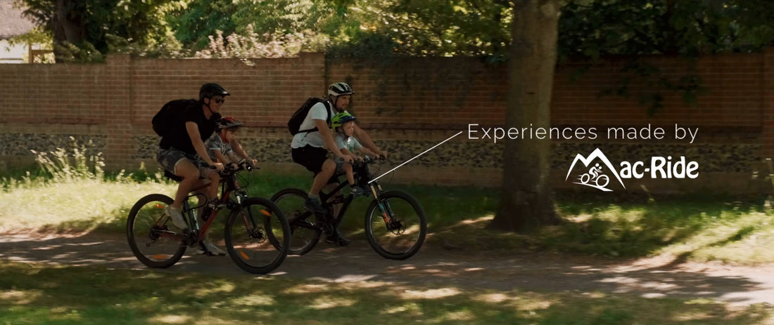 MAC-RIDE Kinderzitje Voorop - Zwart Uniseks | Voor Fietsen 1-1/8" Stuurpen